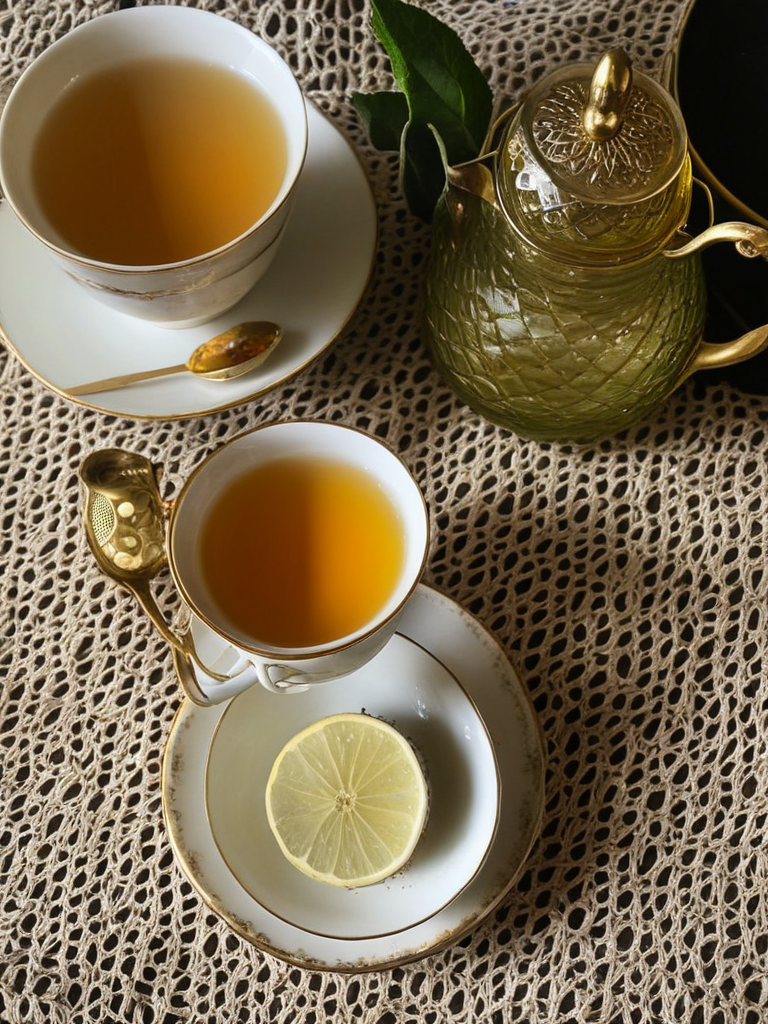Un homme profitant d'une tasse de tisane dans un cadre idyllique en Bourgogne